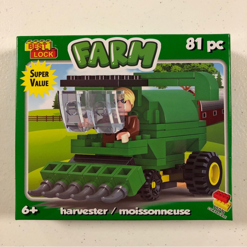 NEW  Best Lock FARM Harvester 81 pc Set  Ages 6+